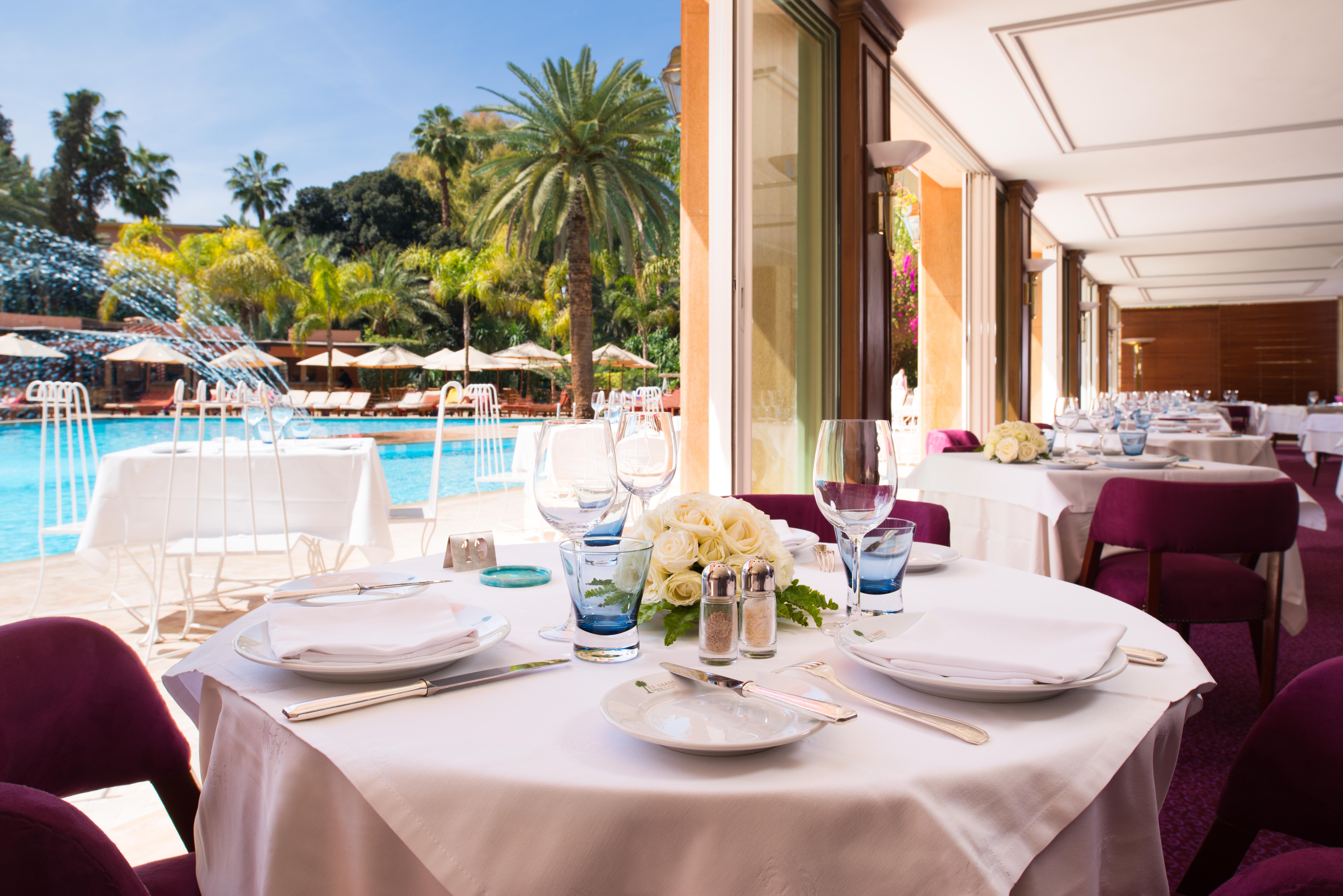 Es Saadi Marrakech Resort - Hotel Marrakesh Exterior photo Restaurant